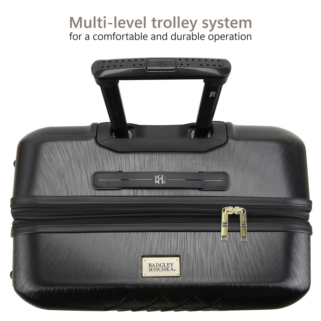 Diamond 3 Piece Expandable Spinner Luggage Set