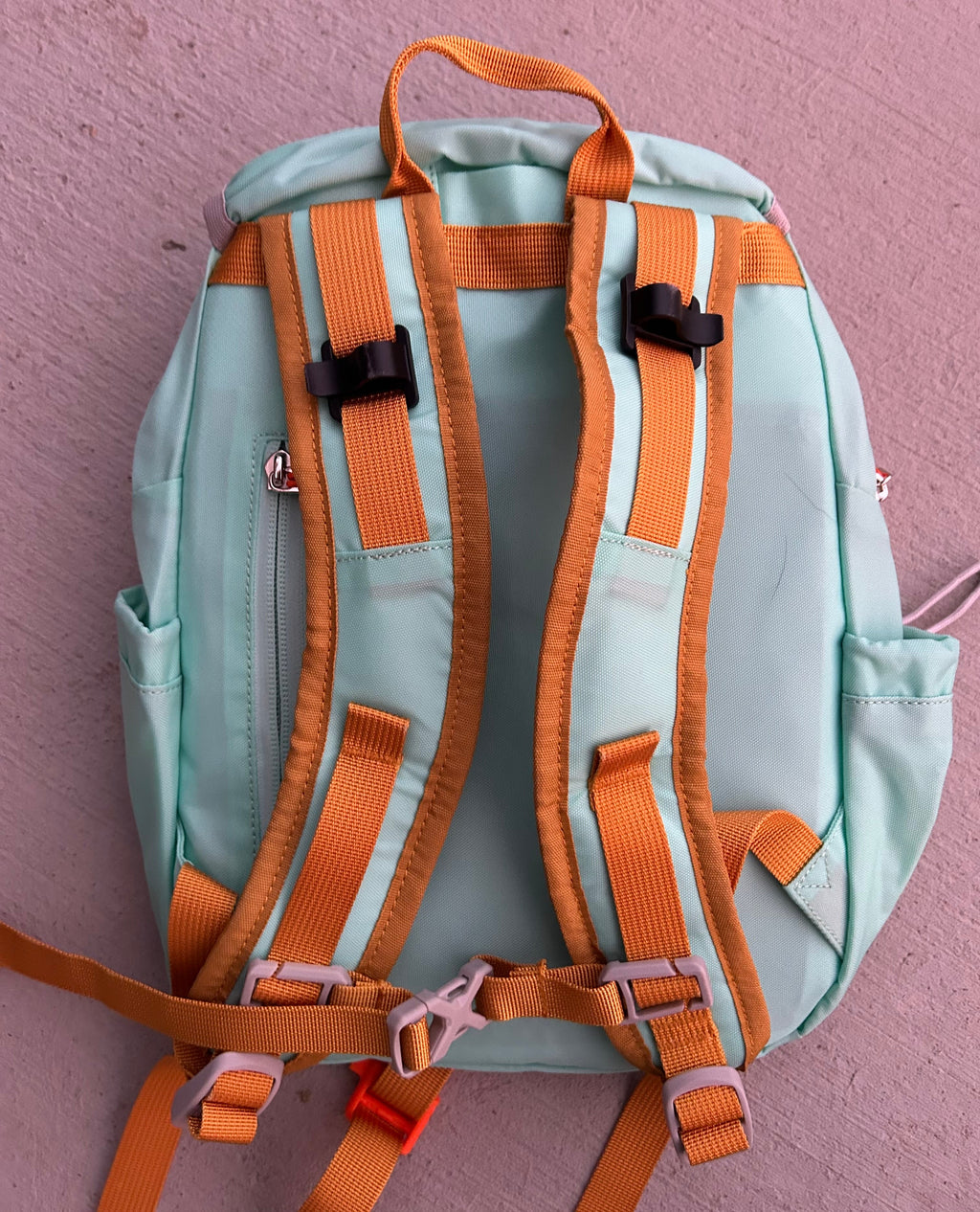 Kid’s (Ages 2 to 7) light blue Hiking Pack - Water Bladder System Compatible for Young Hikers