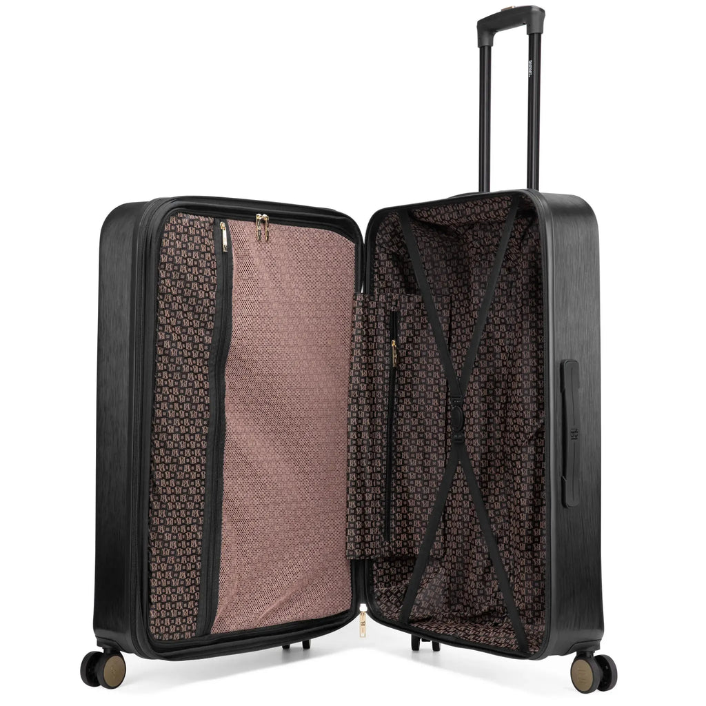 Diamond 3 Piece Expandable Spinner Luggage Set