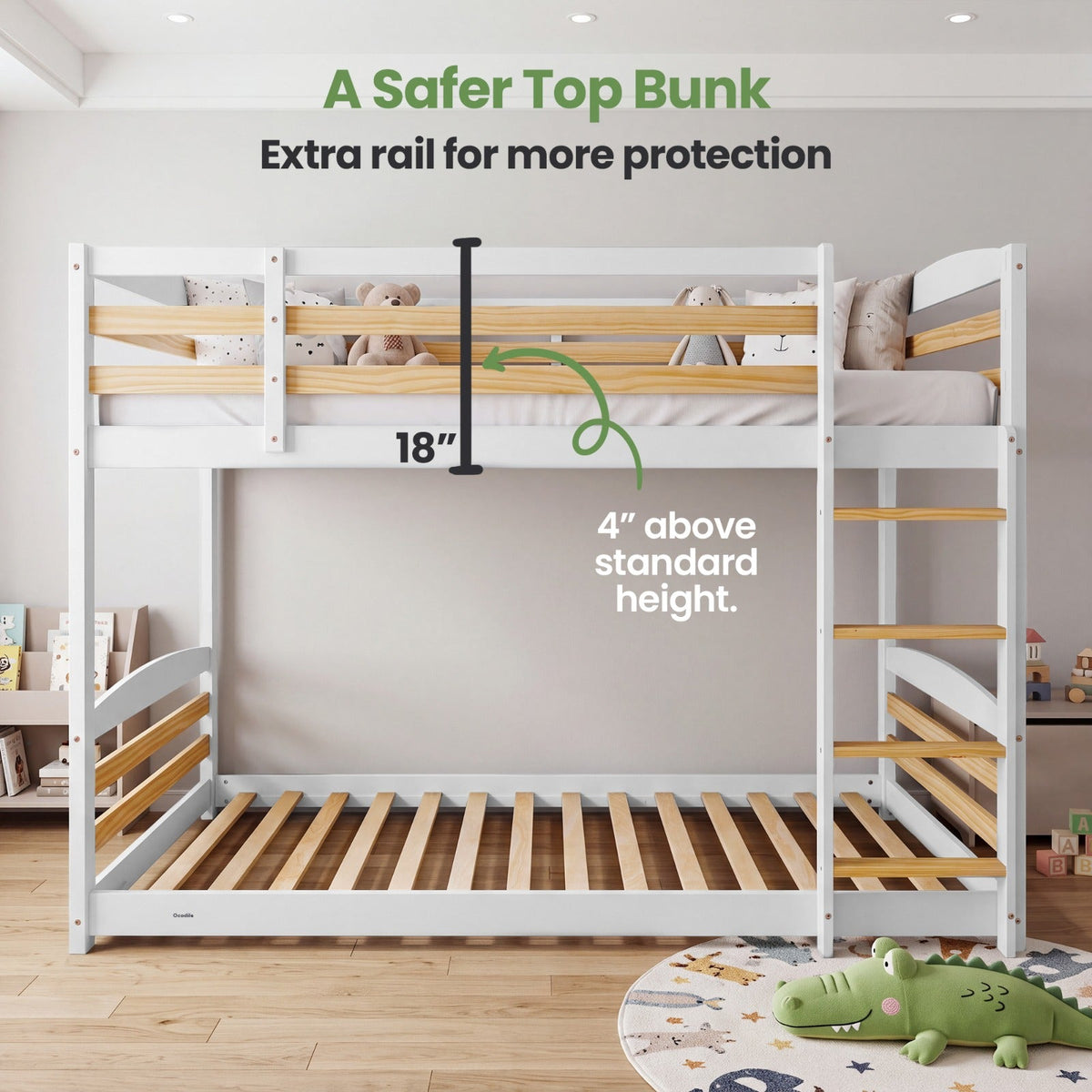 Solid Bunk Bed For Kids