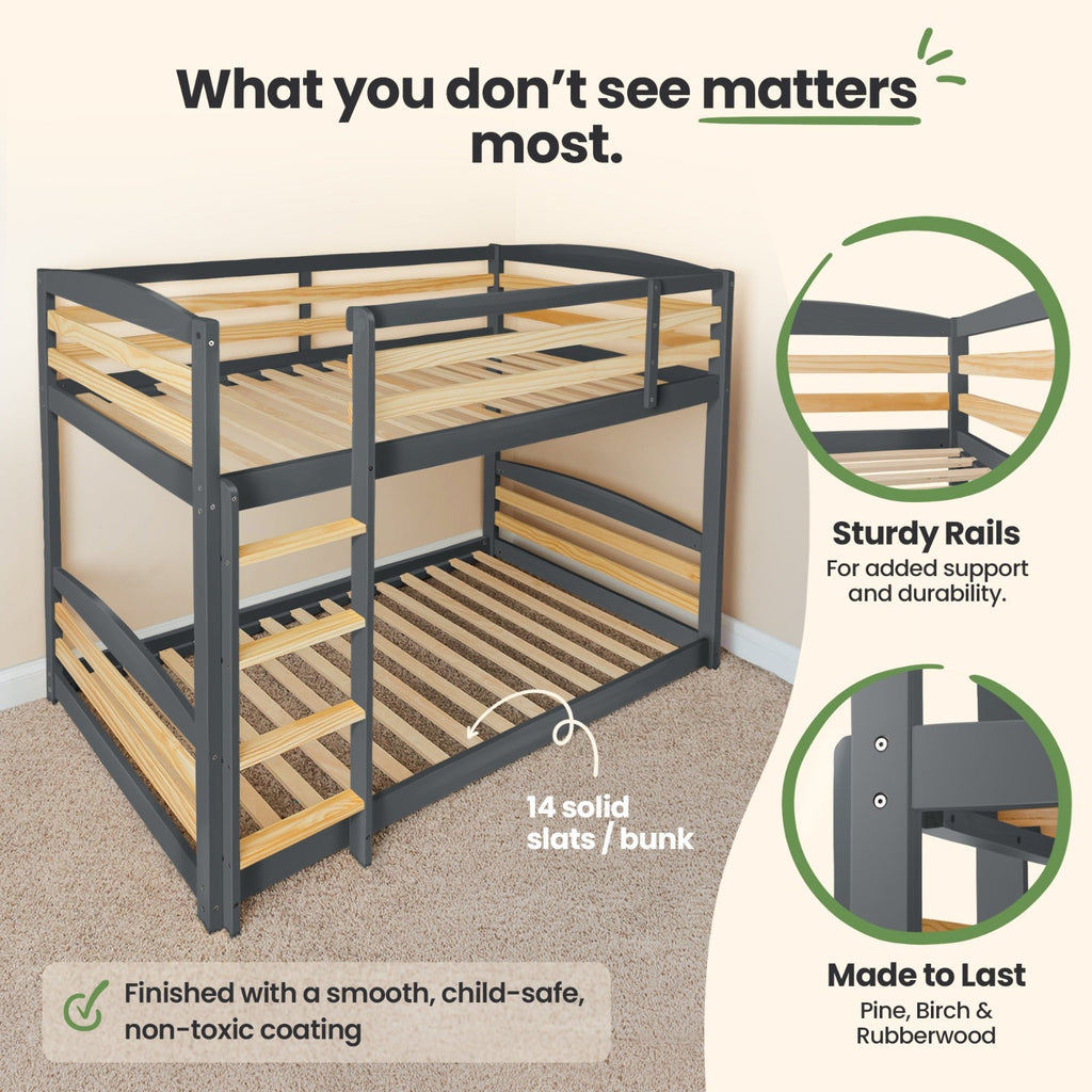 Solid Bunk Bed For Kids