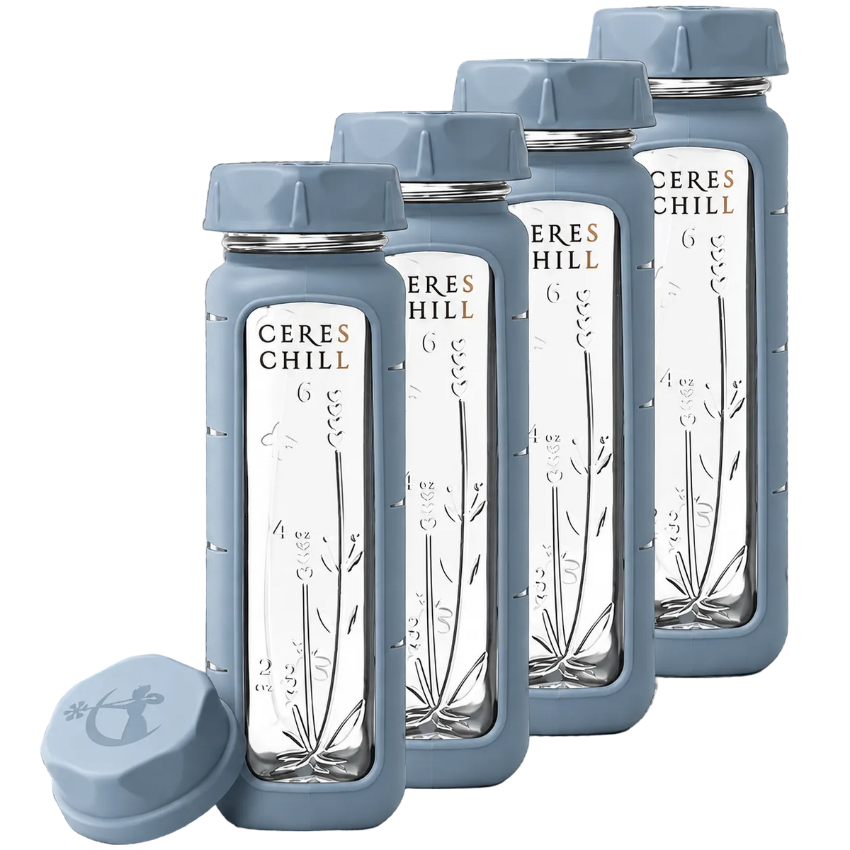 6oz Bloom Glass Baby Bottle