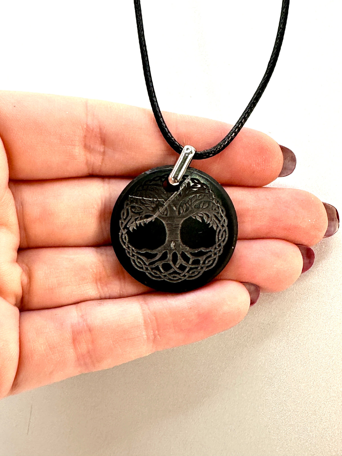 SHUNGITE PENDANTS! HURRY WHILE SUPPLIES LAST! - EMF Protection - Hand Cut Genuine Natural Shungite Pendant High Quality Black Lustrous Gemstone from Russia