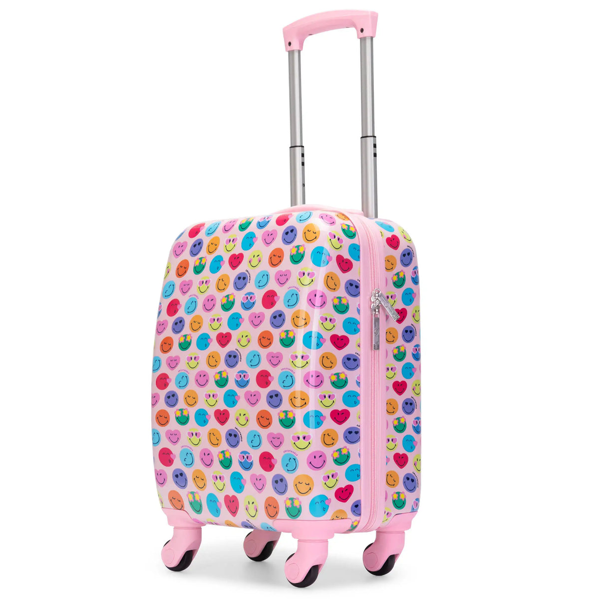 SMILEYWORLD Kids Adventure 18" Carry-on Spinner Suitcase