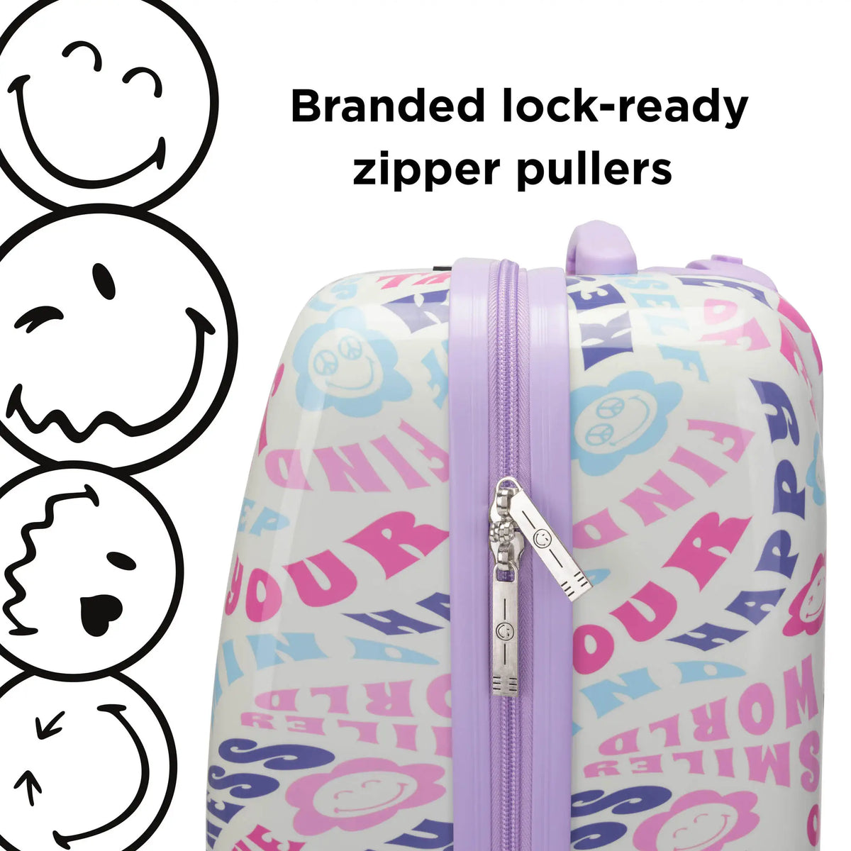SMILEYWORLD Kids Adventure 18" Carry-on Spinner Suitcase