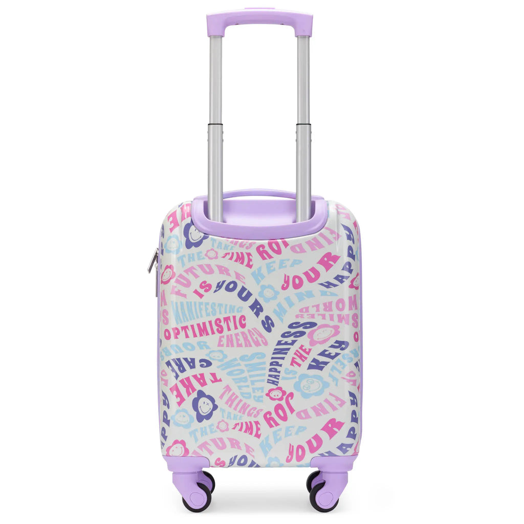 SMILEYWORLD Kids Adventure 18" Carry-on Spinner Suitcase