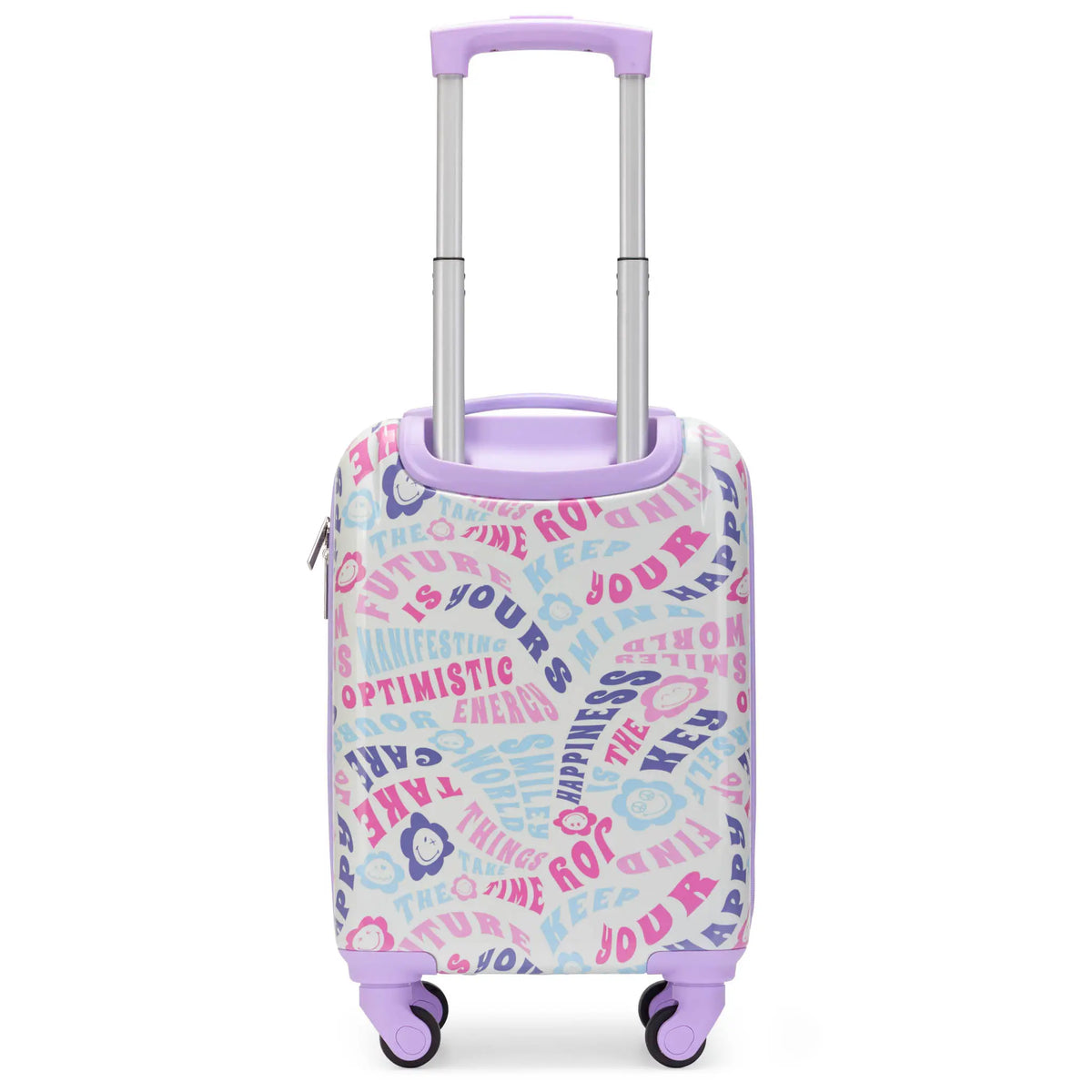 SMILEYWORLD Kids Adventure 18" Carry-on Spinner Suitcase