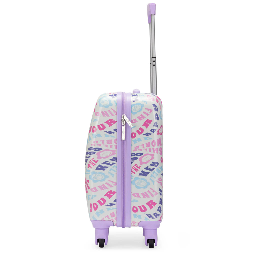 SMILEYWORLD Kids Adventure 18" Carry-on Spinner Suitcase