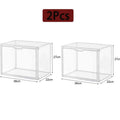 New Large Capacity Storage Box Organizer for Figures Acrylic Box Clear Blind Box Showcase Makeup Organizer for Bag