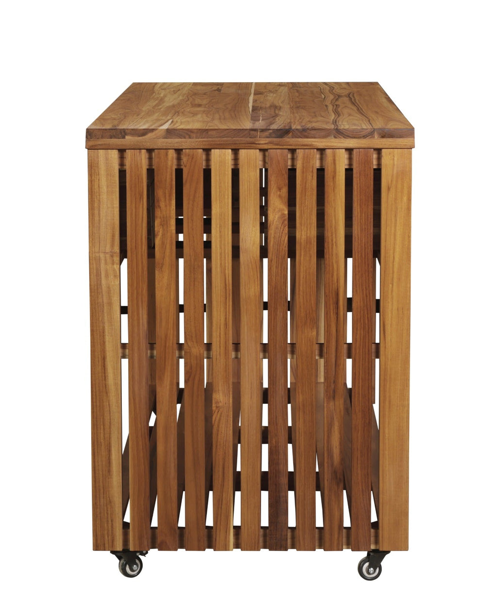 Imperial Grove Outdoor Solid Teak Wood Kitchen Island