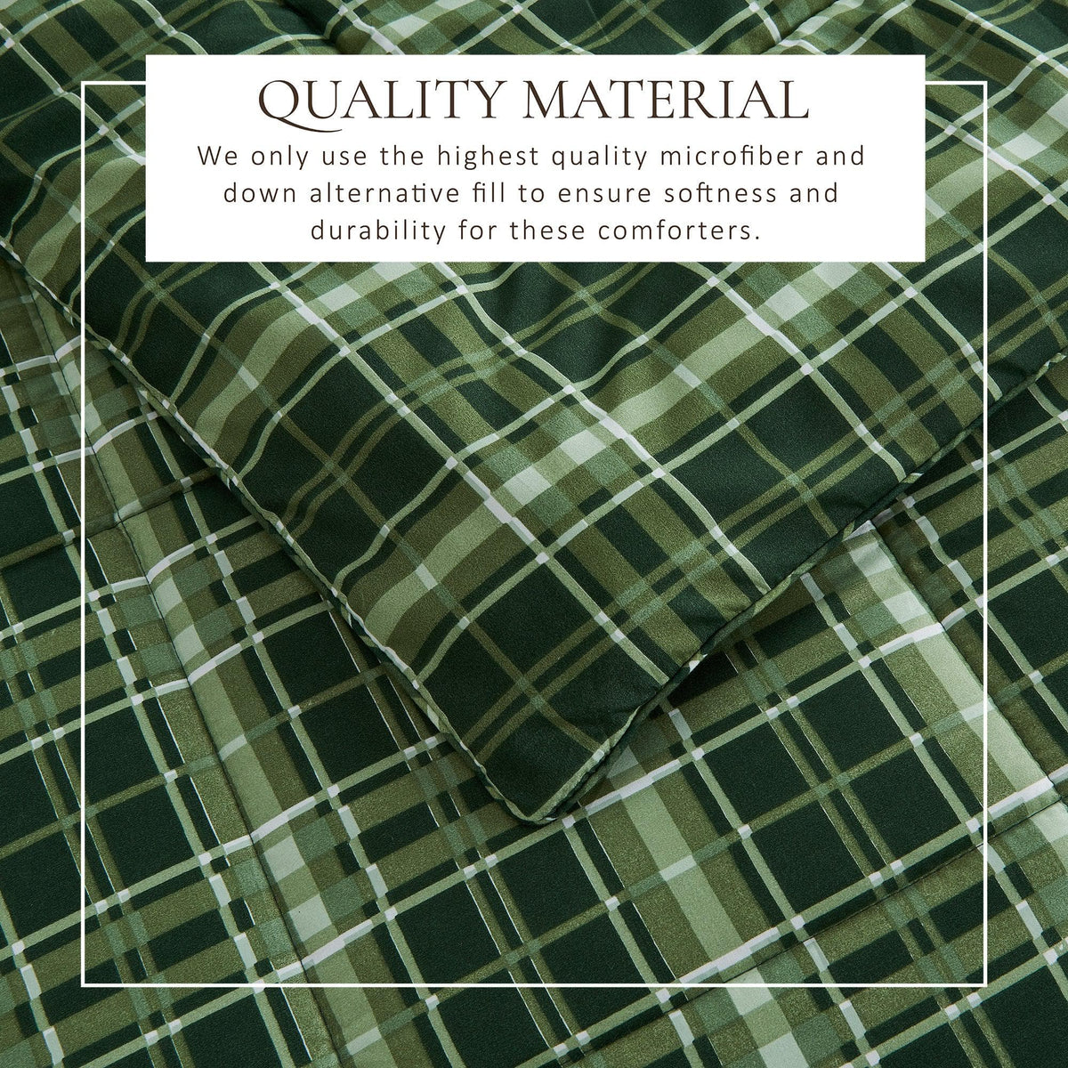 Reversible Christmas Comforter and Sham Set - Holiday / Lodge Odette Collection