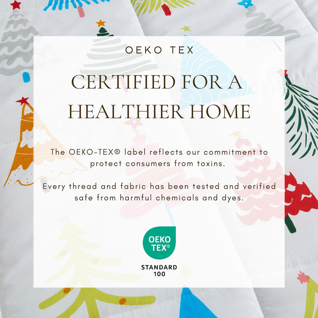Reversible Christmas Comforter and Sham Set - Holiday / Lodge Odette Collection