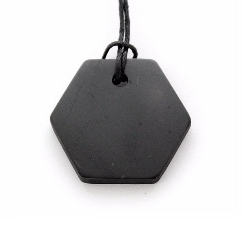 SHUNGITE PENDANTS! HURRY WHILE SUPPLIES LAST! - EMF Protection - Hand Cut Genuine Natural Shungite Pendant High Quality Black Lustrous Gemstone from Russia