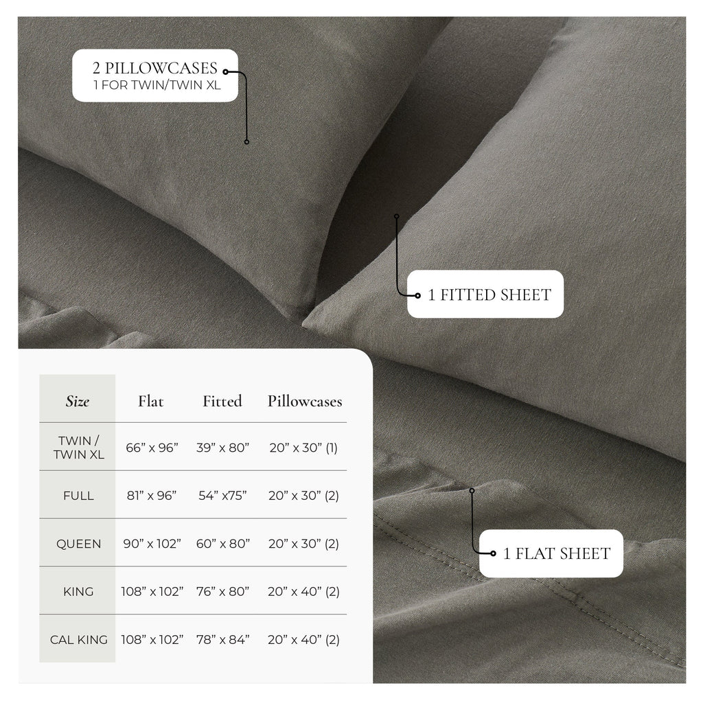 100% Organic Cotton Jersey Knit Sheets